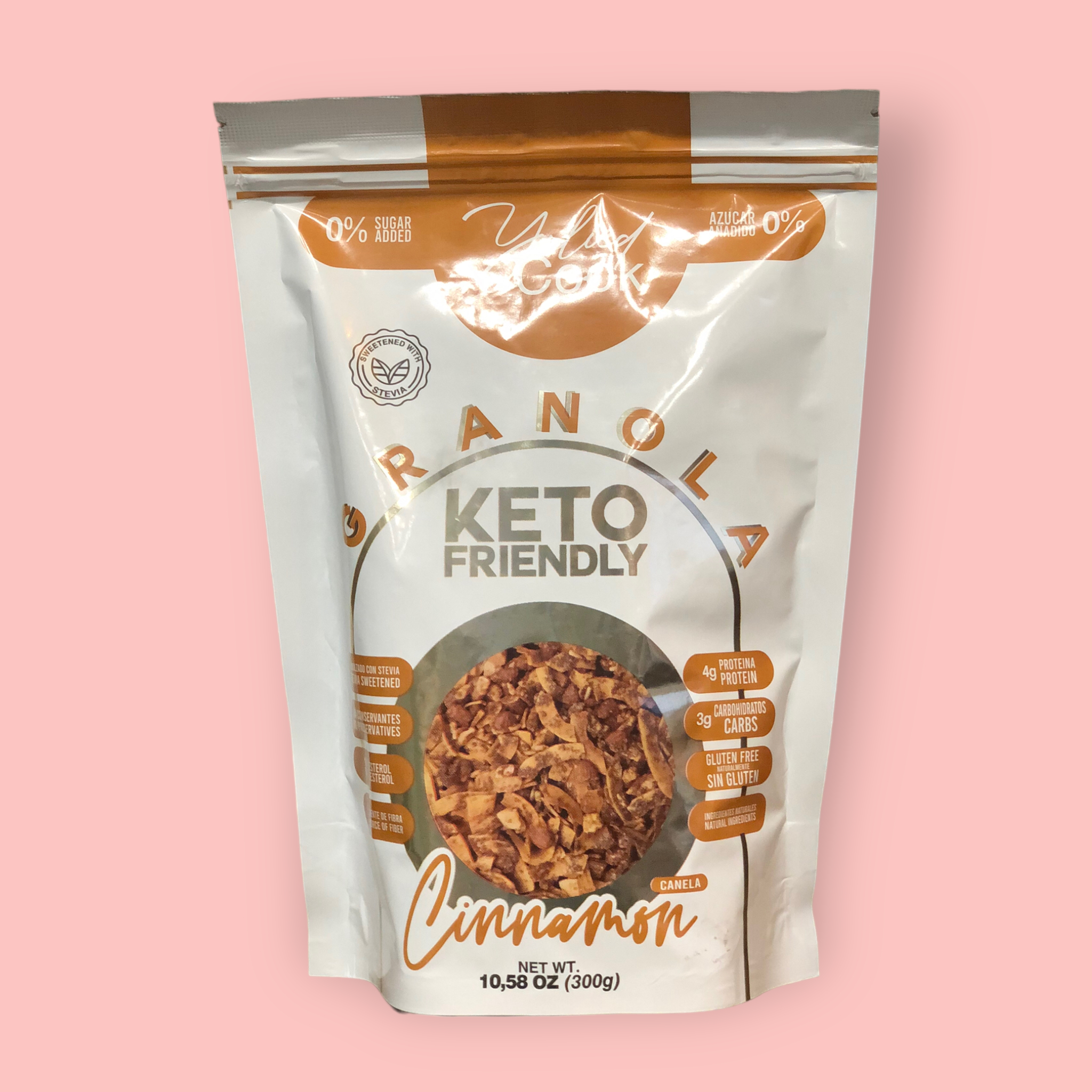 Yulied Cook Granola Keto Canela x 300g Persano.co