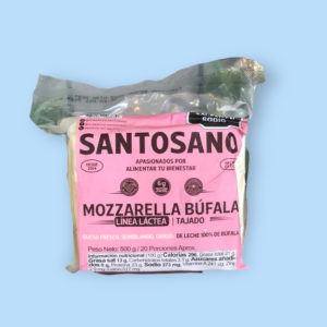 Santosano Mozzarella 100% Bufala Tajado x 500g