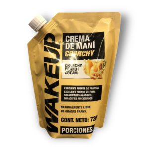 Wakeup Crema De Mani Natural Crunchy x 720g