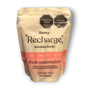 Savvy Recharge Power Powder Fresh Watermelon 20 Porciones