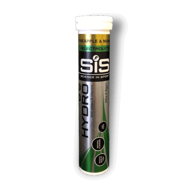 SiS Hydro + Electrolyte 20 Tabletas Efervecentes Piña y Mango