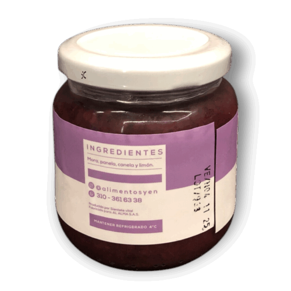 Alimentos Yen Mermelada Artesanal De Mora 230g - Imagen 3