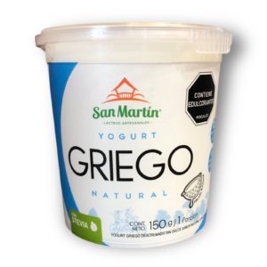 Yogurt Griego Natural Con Stevia x150g - San Martin