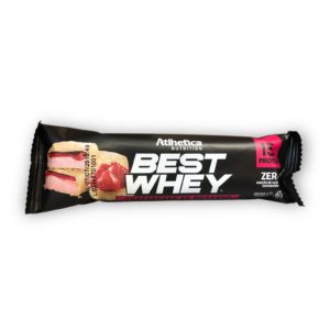 Barra Proteína Best Whey 15g Cheesecake De Fresa - Atlhetica Nutrition
