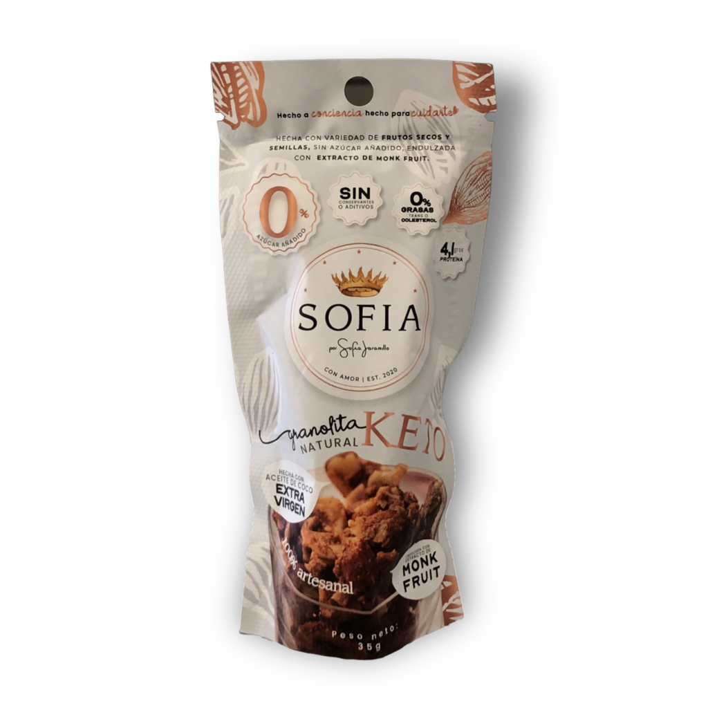 Sofia Jaramillo Granolita Keto Natural x 35g Persano.co