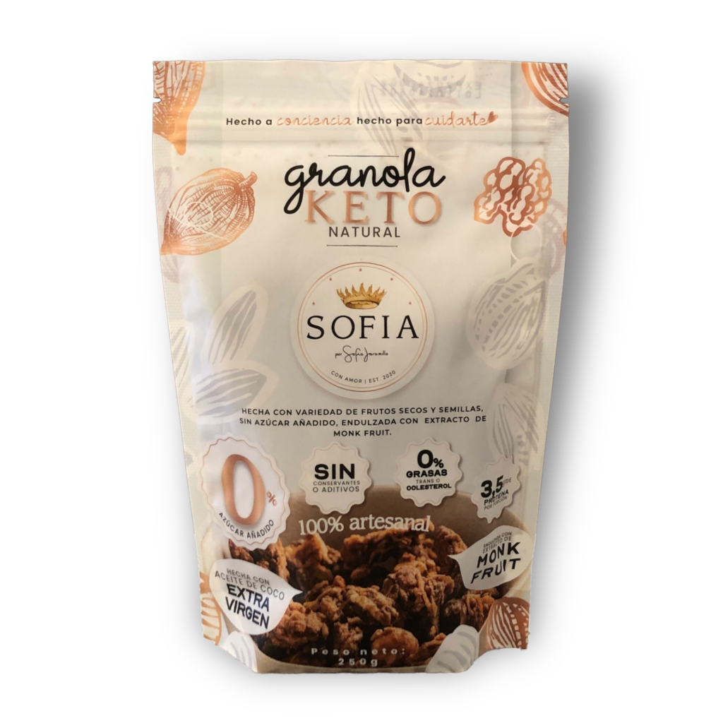 Sofia Jaramillo Granola Keto Natural x 250g Persano.co