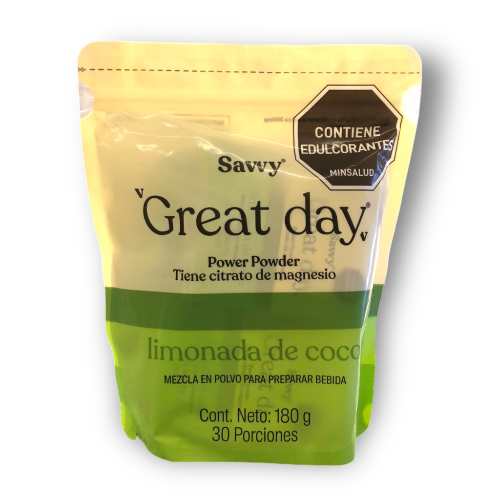 Savvy Citrato De Magnesio Limonada de coco x180g - Persano.co