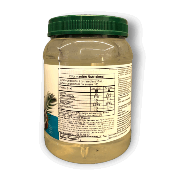 Selection Aceite De Coco Organico Prensado En Frio x 1,65L - Imagen 2