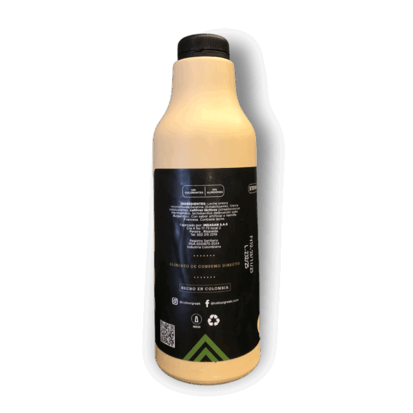 Colour Greek Yogurt Griego Bebible Vainilla Francesa Con Stevia 1000g - Imagen 3
