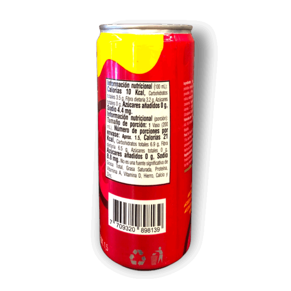 Ekii Soda En Lata Burbujeante Sabor Granadilla y Fresa 310ml - Imagen 2