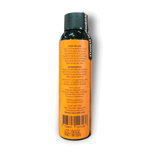 Naturela Bebida De Curcuma Para Diluir 120ml - Imagen 3